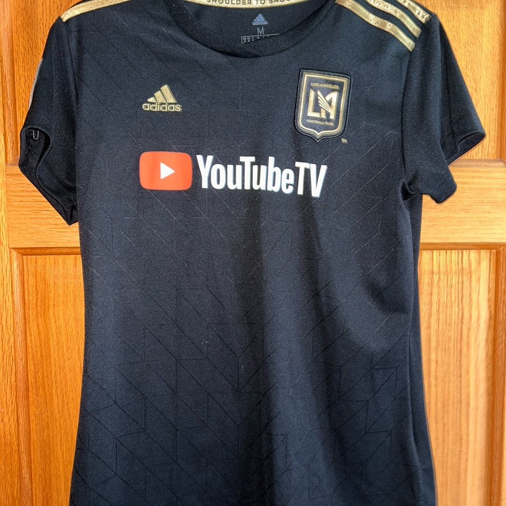 Adidas Black and Gold LAFC Jersey